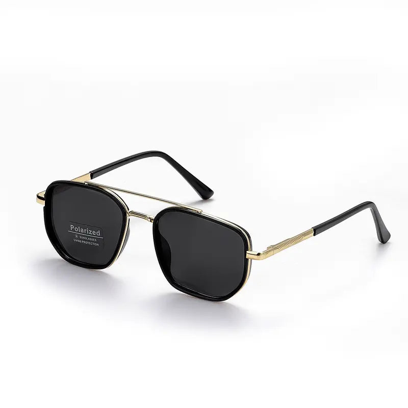 Geometric Double-Beam Sunglasses - Oversized Statement Frame For An Instant Outfit Upgrade