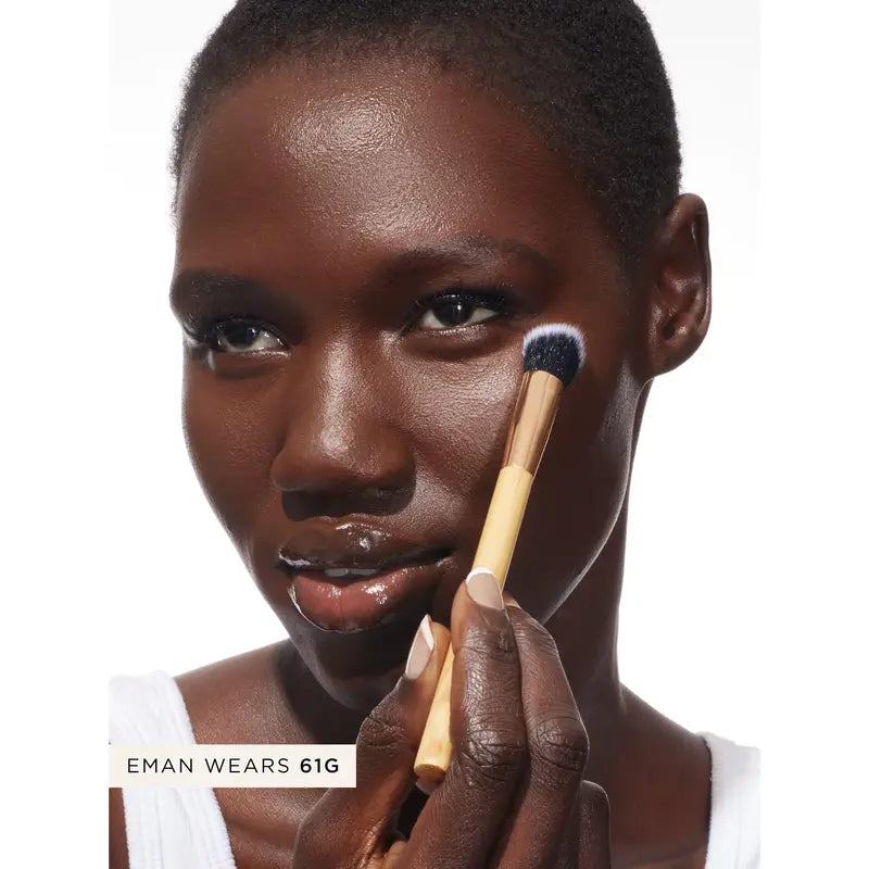 Concealer Brush - Paw-Shaped Angled Head For Seamless Coverage