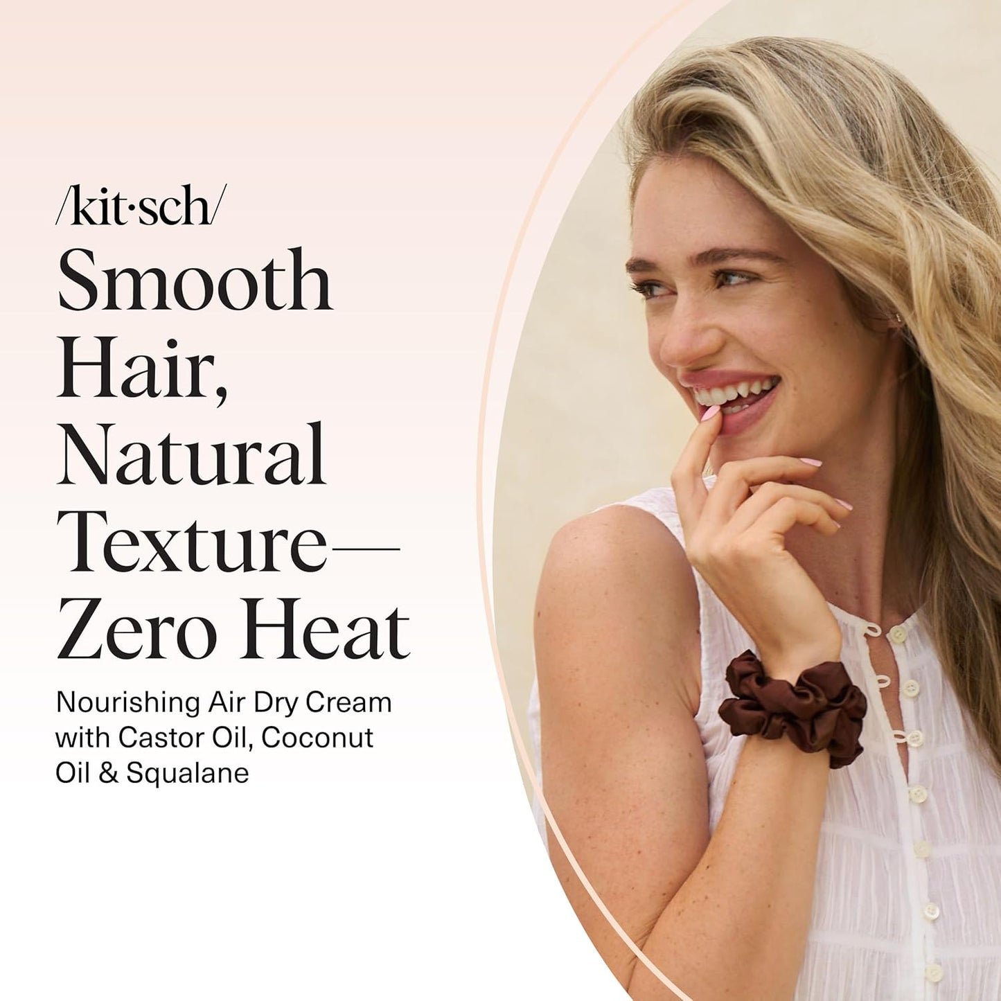 Air Dry Cream - Castor Oil Smoothing Formula For Frizz-Free Natural Hair
