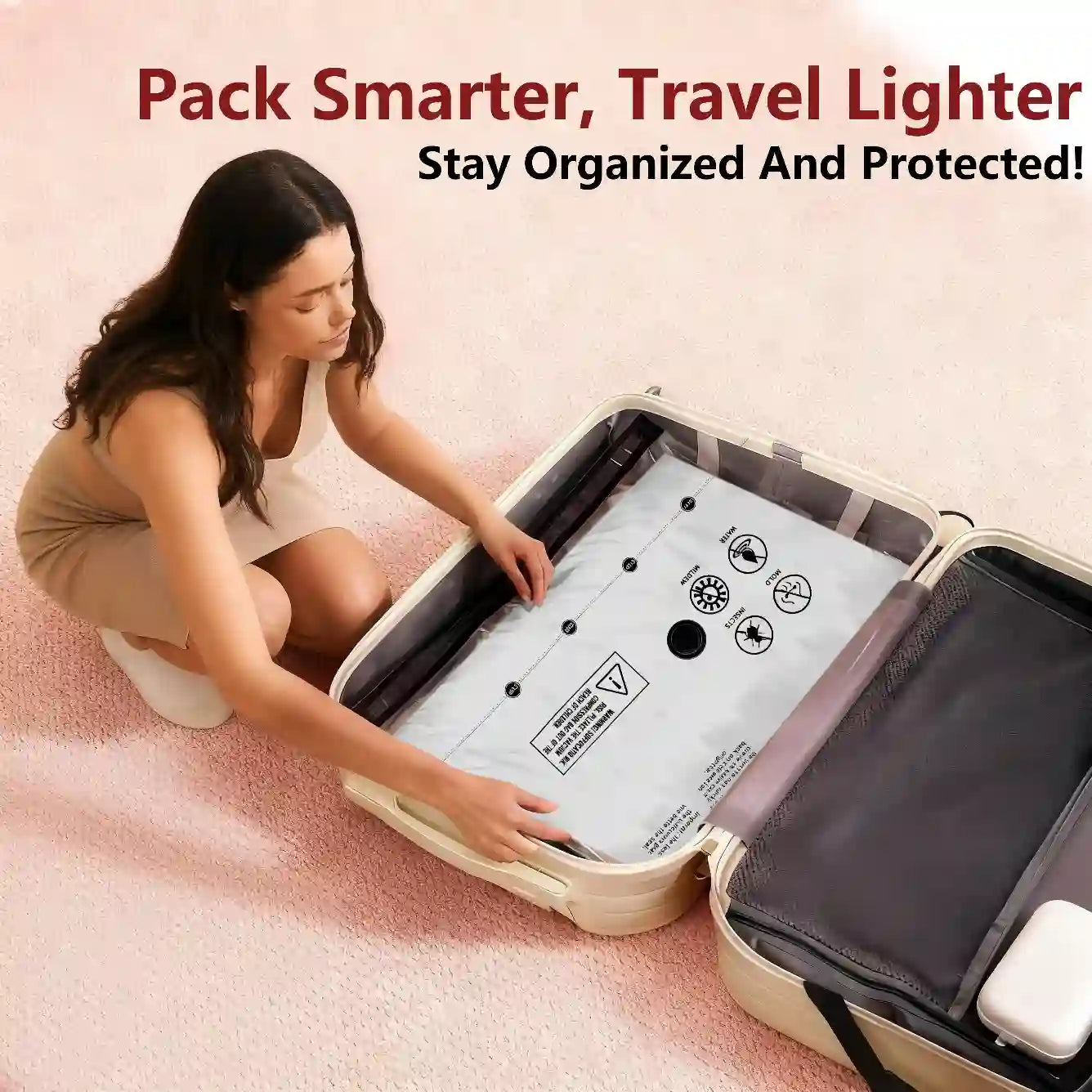 Cordless Vacuum Pump & Reusable Storage Bags Set