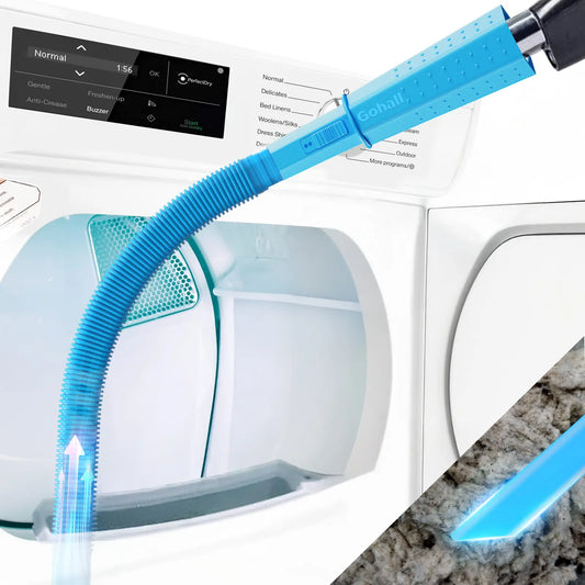 Dryer Vent Cleaner Kit - Vacuum Powered Deep Lint Removal For Better Dryer Performance