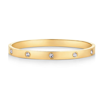 Love Bangle Bracelet - Waterproof Gold-Plated Style For Everyday Elegance