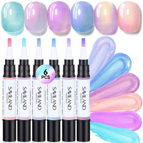 Aurora Cat Eye Gel Nail Pen Kit - Create Salon-Worthy Nails In Minutes