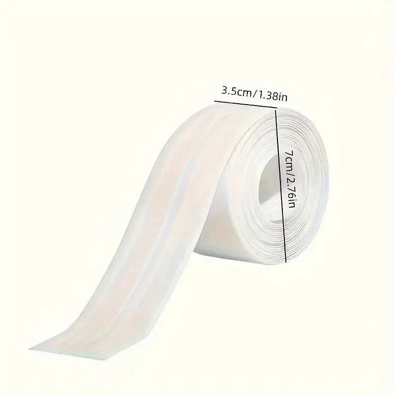 Waterproof Caulk Tape - Peel & Stick Seal For Clean Bathroom Edges