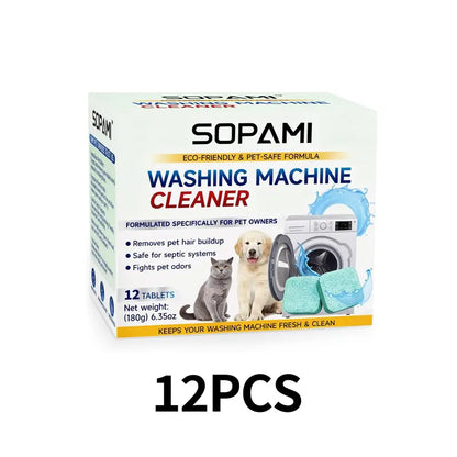 Washing Machine Cleaner Tablets - Oxygen-Activated Cleaning Formula For Deep Drum Odor & Grime Removal