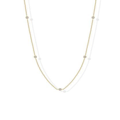 Dainty CZ Necklace - Lightweight Sparkle For Everyday Elegance