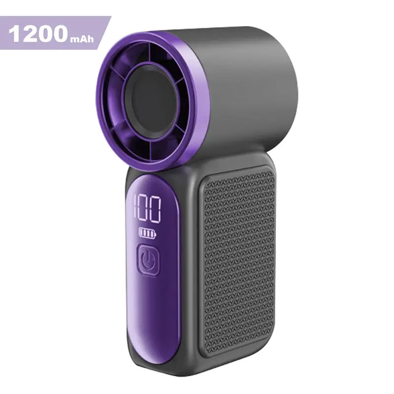 Mini Handheld Fan - 6-Speed LED Control for Instant Personal Cooling Anywhere