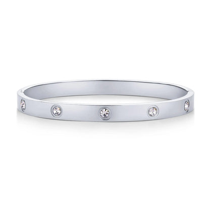 Love Bangle Bracelet - Waterproof Gold-Plated Style For Everyday Elegance
