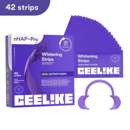 Teeth Whitening Strips - Peroxide-Free Formula For A Brighter Smile