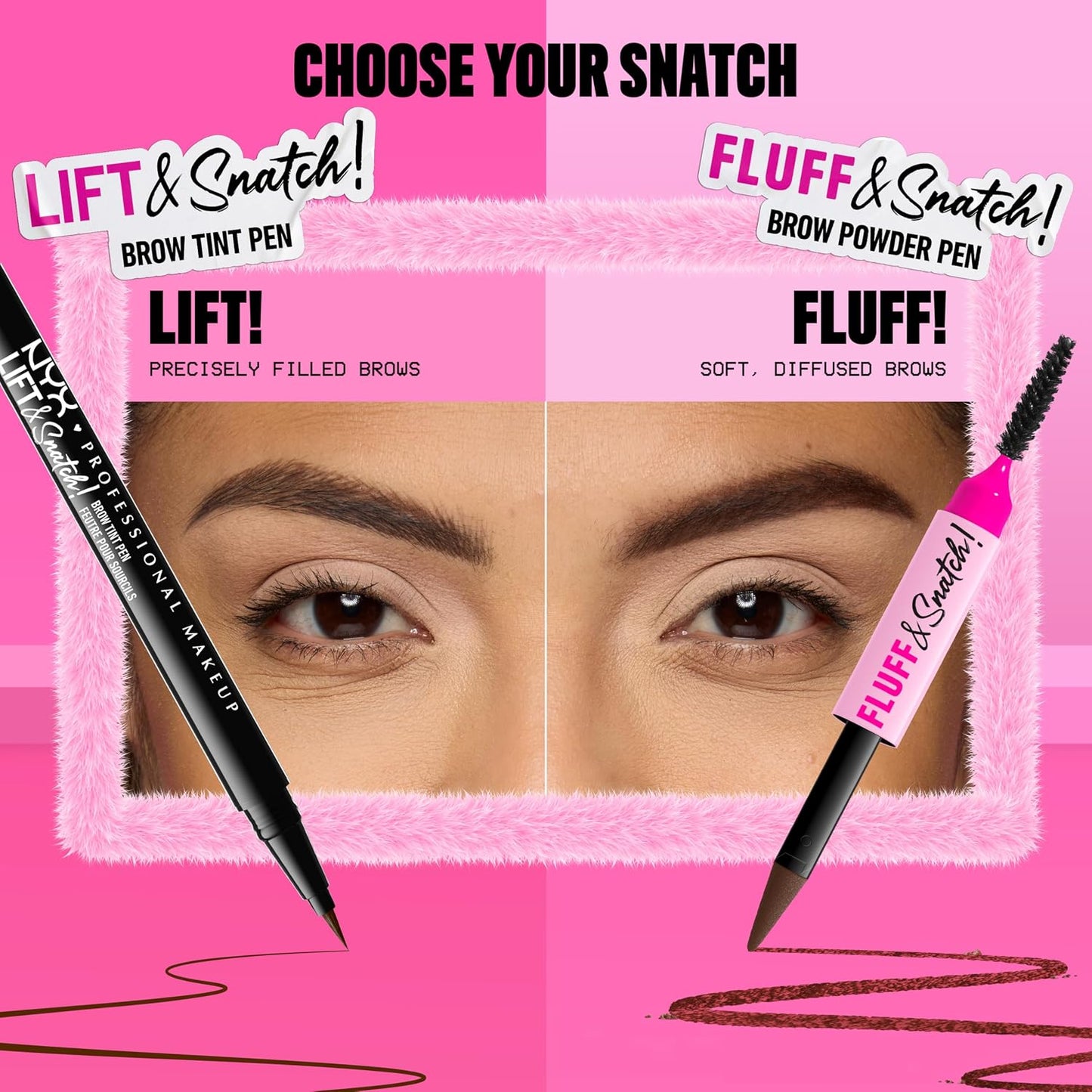 Eyebrow Powder Pen - Cream-To-Powder Formula For Fluffy Natural-Looking Brows