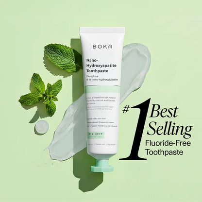 Nano Hydroxyapatite Toothpaste - Fluoride-Free Formula For Gentle Enamel Care