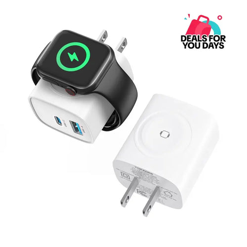 3-in-1 Apple Watch Charger - Built-In Magnetic Charging & 20W PD Power For A Cleaner Charging Setup