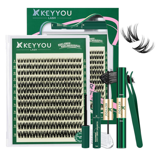 DIY Lash Extension Kit - Ultra-Thin Clusters For Salon-Style Volume