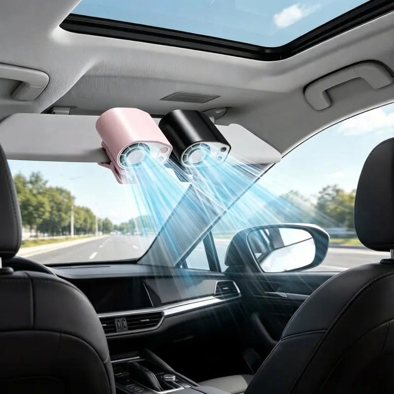 Semiconductor Cooling Car Fan - Extra Cooling Where AC Can't Reach