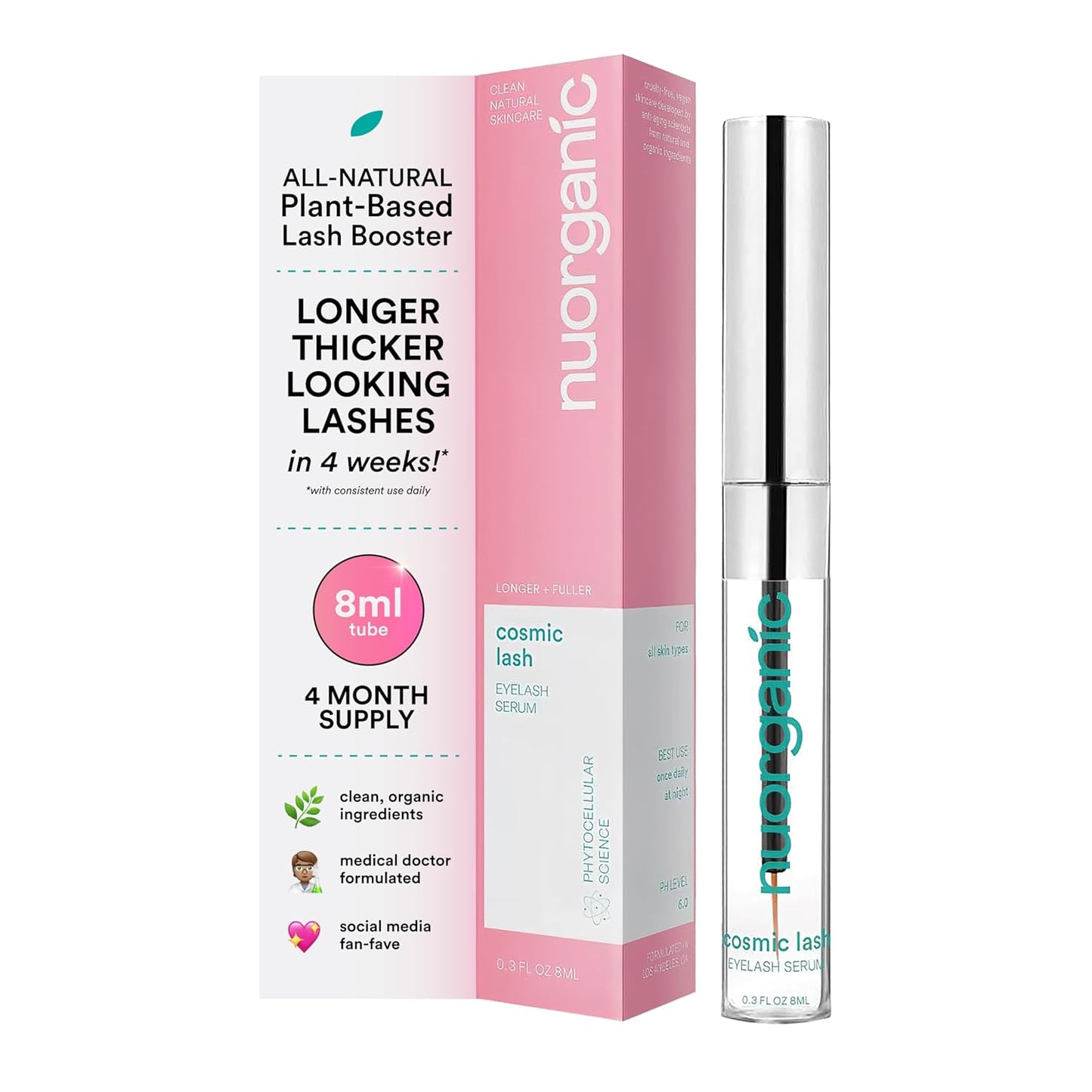 Get Visibly Longer, Thicker Lashes Naturally