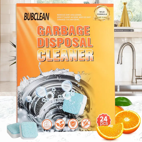 STOP GARBAGE DISPOSAL ODORS FOR UP TO 24 MONTHS