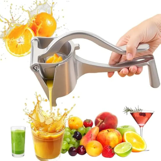 Lever-Press Citrus Juicer - High-Efficiency Squeeze Design For Fast Fresh Juice Extraction