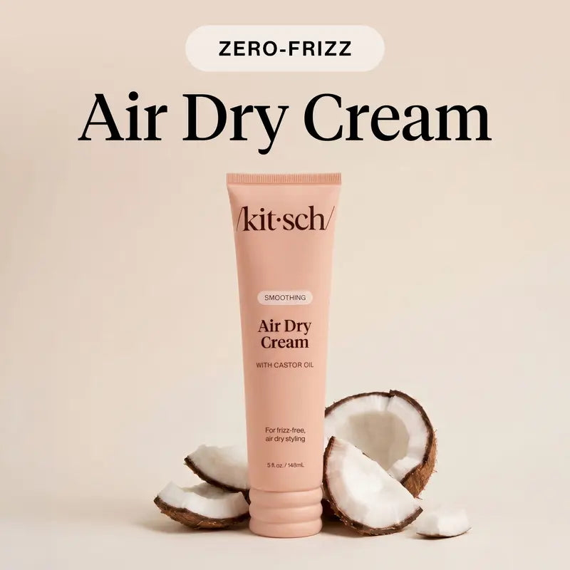 Air Dry Cream - Castor Oil Smoothing Formula For Frizz-Free Natural Hair