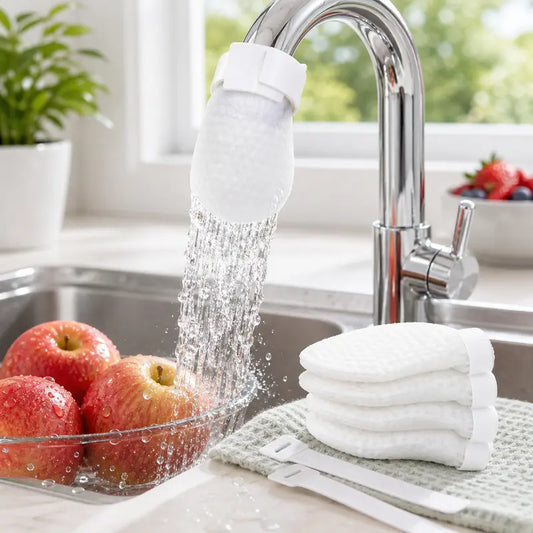 Faucet Filter Bags - High-Density Cotton Filter For A Cleaner Sink Area