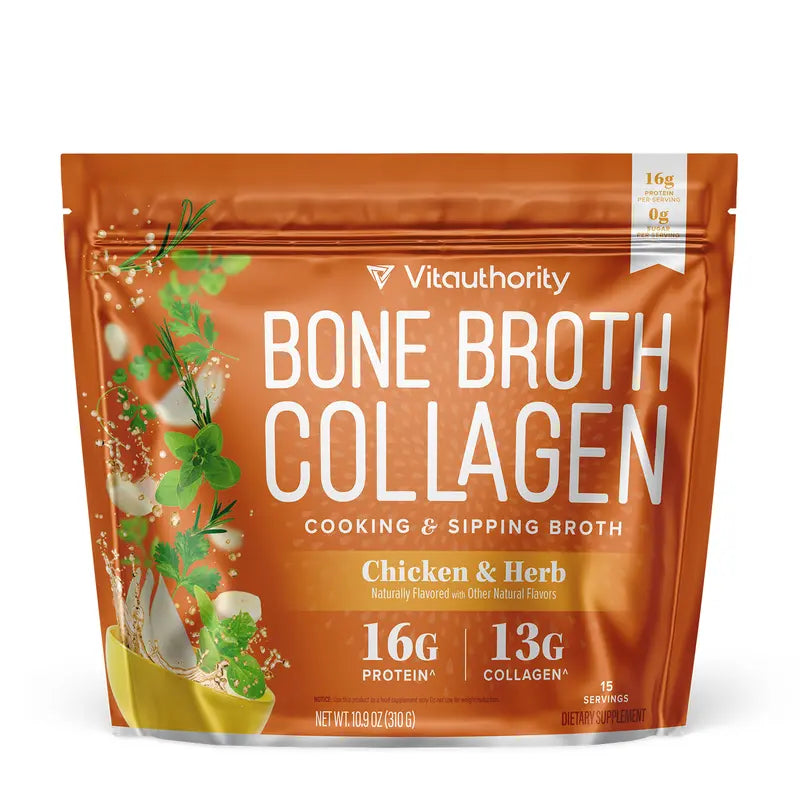 16G PROTEIN. 13G COLLAGEN. ONE DELICIOUS BROTH.