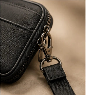 Ultra-Slim Minimalist Metal Wallet with RFID Blocking & Quick Access Pop-Up
