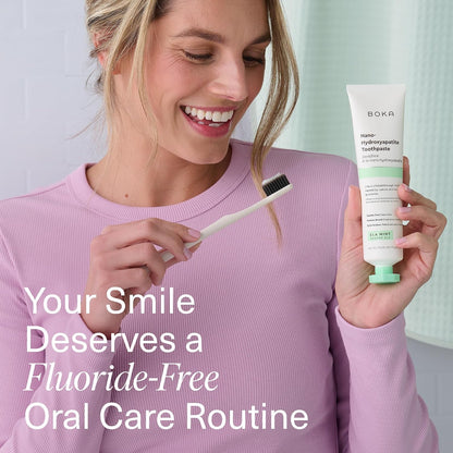 Nano Hydroxyapatite Toothpaste - Fluoride-Free Formula For Gentle Enamel Care
