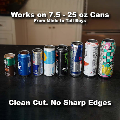 Can Top Opener Tool - Seamless Edge Removal For Turning Any Can Into A Smooth Drinking Cup
