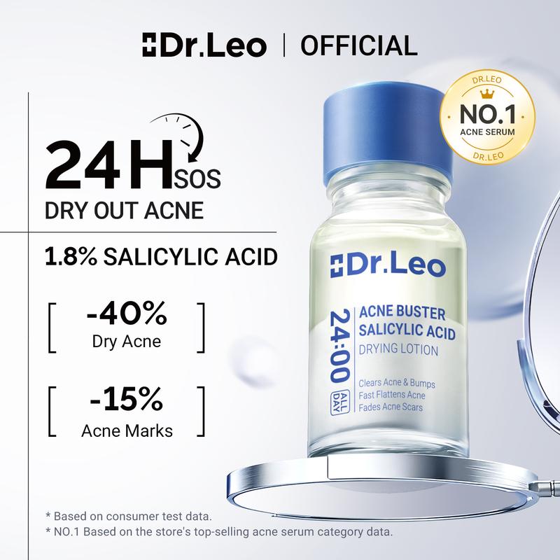 Dr. Leo 24H Pimple Emergency Lotion | Shrink Spots Overnight