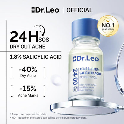 Dr. Leo 24H Pimple Emergency Lotion | Shrink Spots Overnight