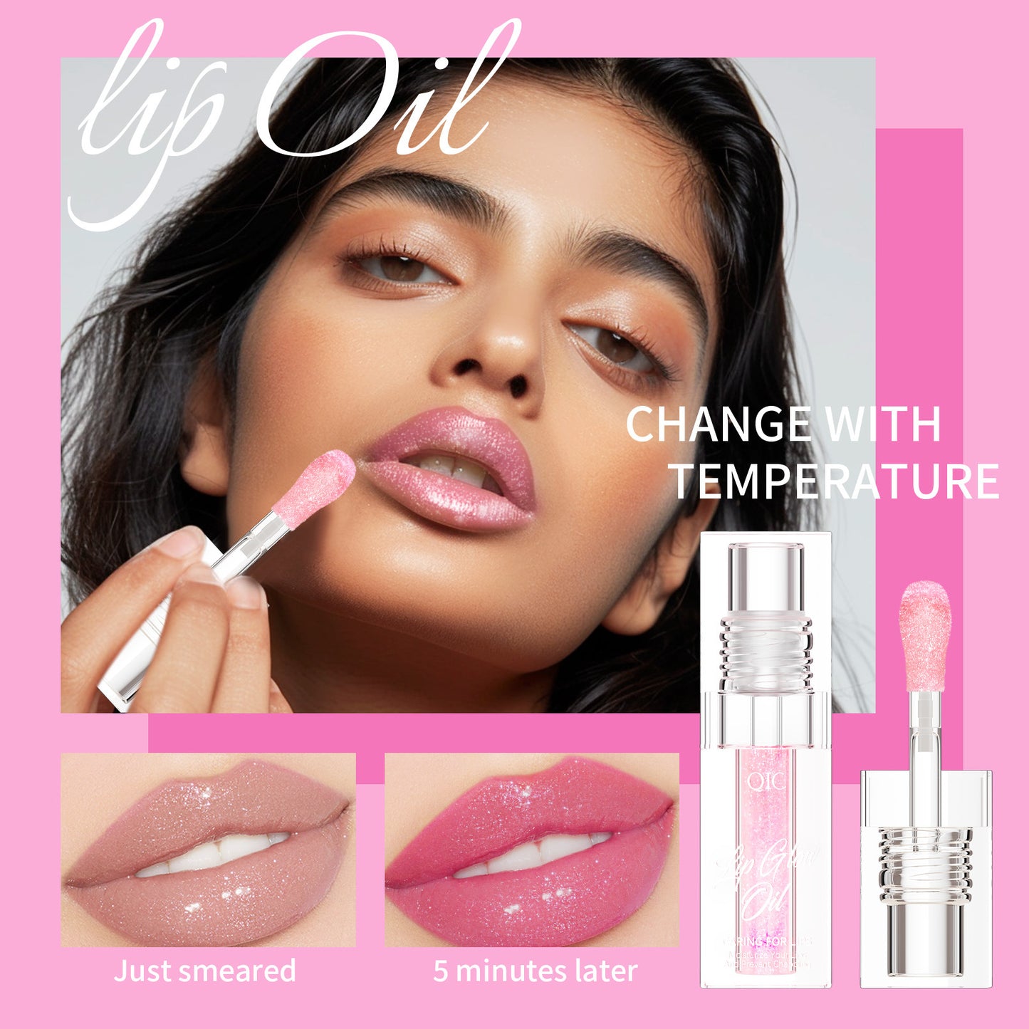 Magic Color-Changing Lip Oil – Personalized Lip Glow