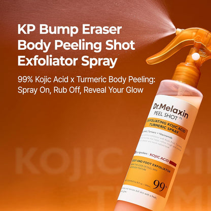 Body Peel Spray - Kojic Acid + Turmeric Formula For Smooth-Looking Skin