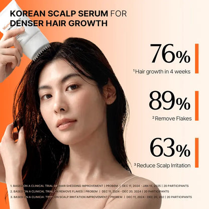 Hair Growth Serum - Exosome Scalp Care With Built-In Brush For Fuller-Looking Hair