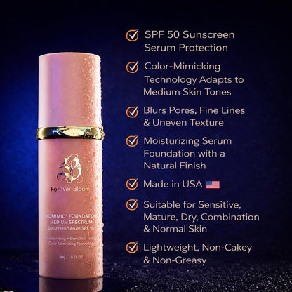 Lightweight coverage that helps skin look smoother, more even, and naturally flawless.