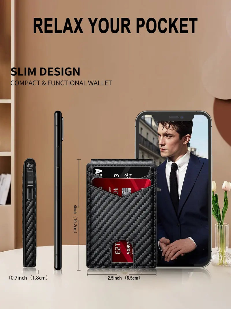 Men's Minimalist RFID Trifold Wallet