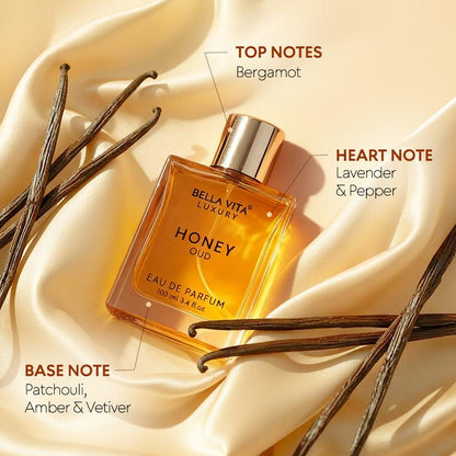 Luxury Perfume - Honey Oud Signature Scent For A Warm & Elegant Presence