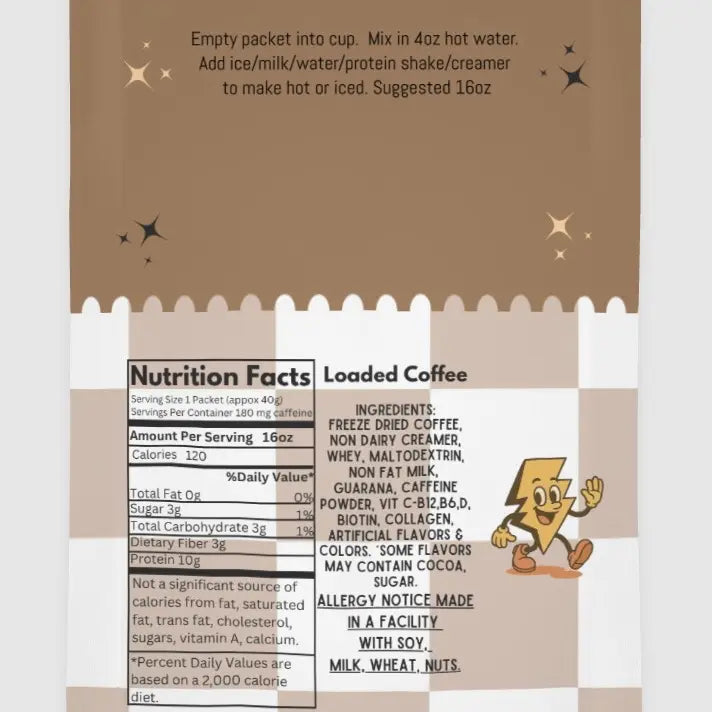 Protein Coffee - 10g Protein + 180mg Caffeine For All-Day Energy & Focus