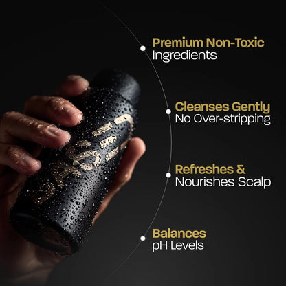 Peppermint Shampoo & Conditioner Duo - Deep Cleansing Formula For Fresh, Voluminous Hair