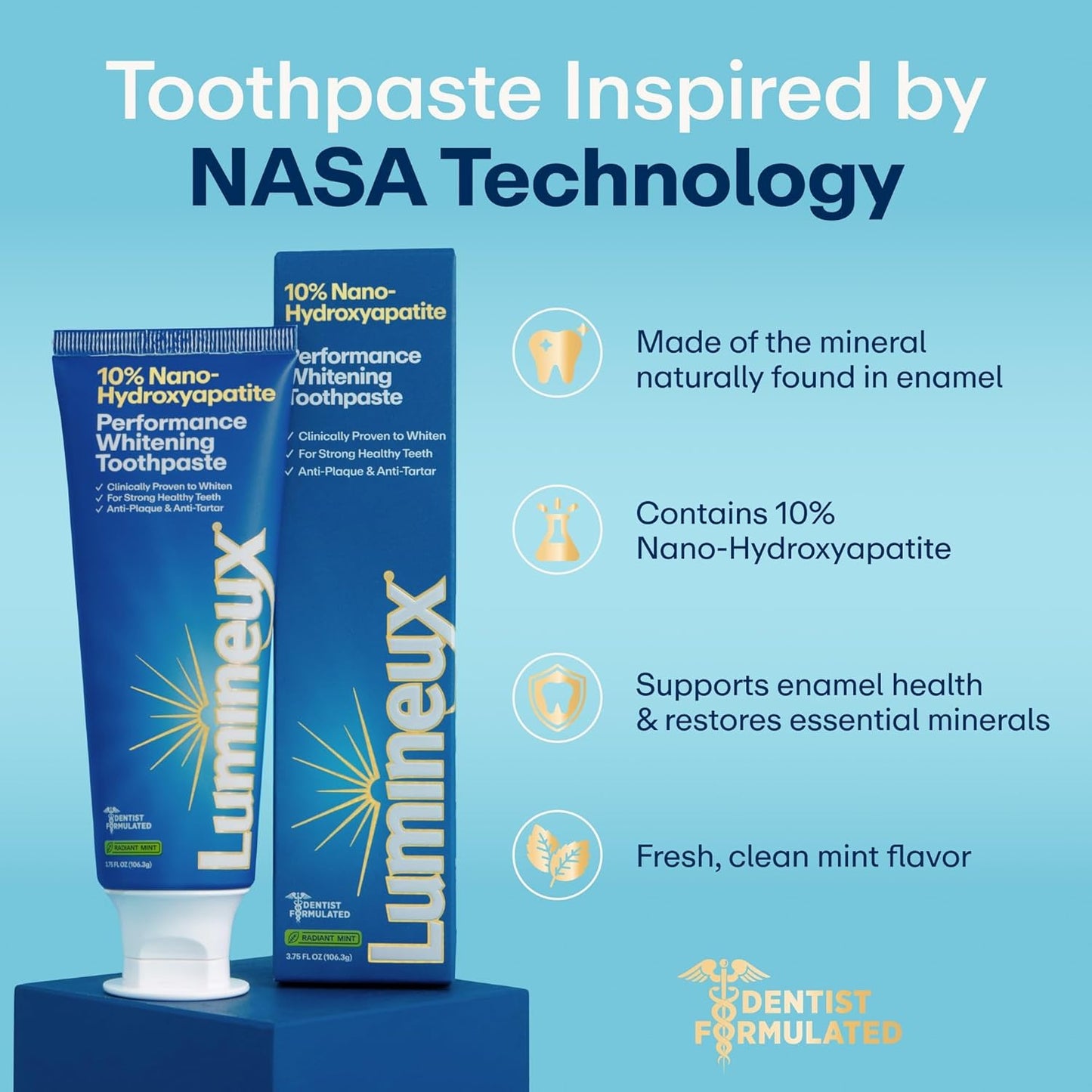 Nano Hydroxyapatite Toothpaste - Gentle Whitening For A Stronger, Brighter Smile