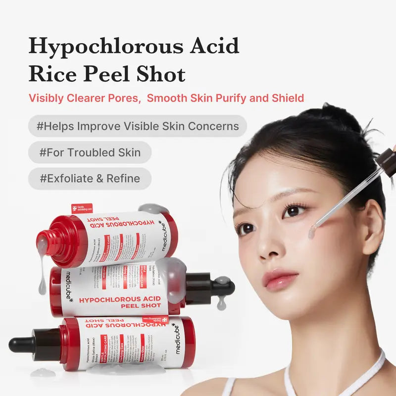 Rice Peel Shot Duo - Gentle Exfoliation For Smooth Clear-Looking Skin