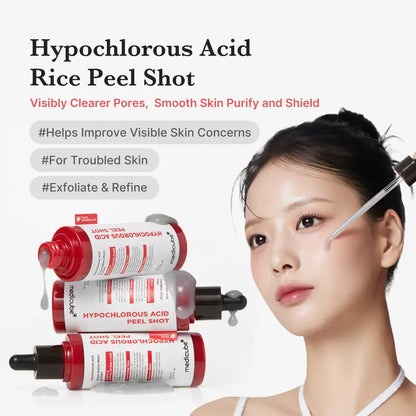 Rice Peel Shot Duo - Gentle Exfoliation For Smooth Clear-Looking Skin