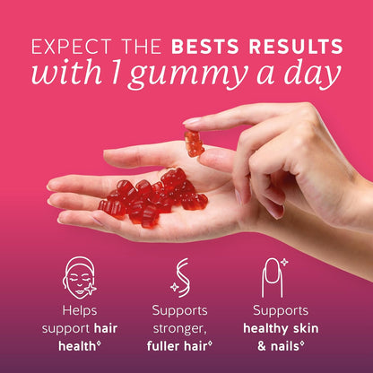 Biotin Gummies - 5000mcg Beauty Formula For Healthy Hair, Skin & Nails