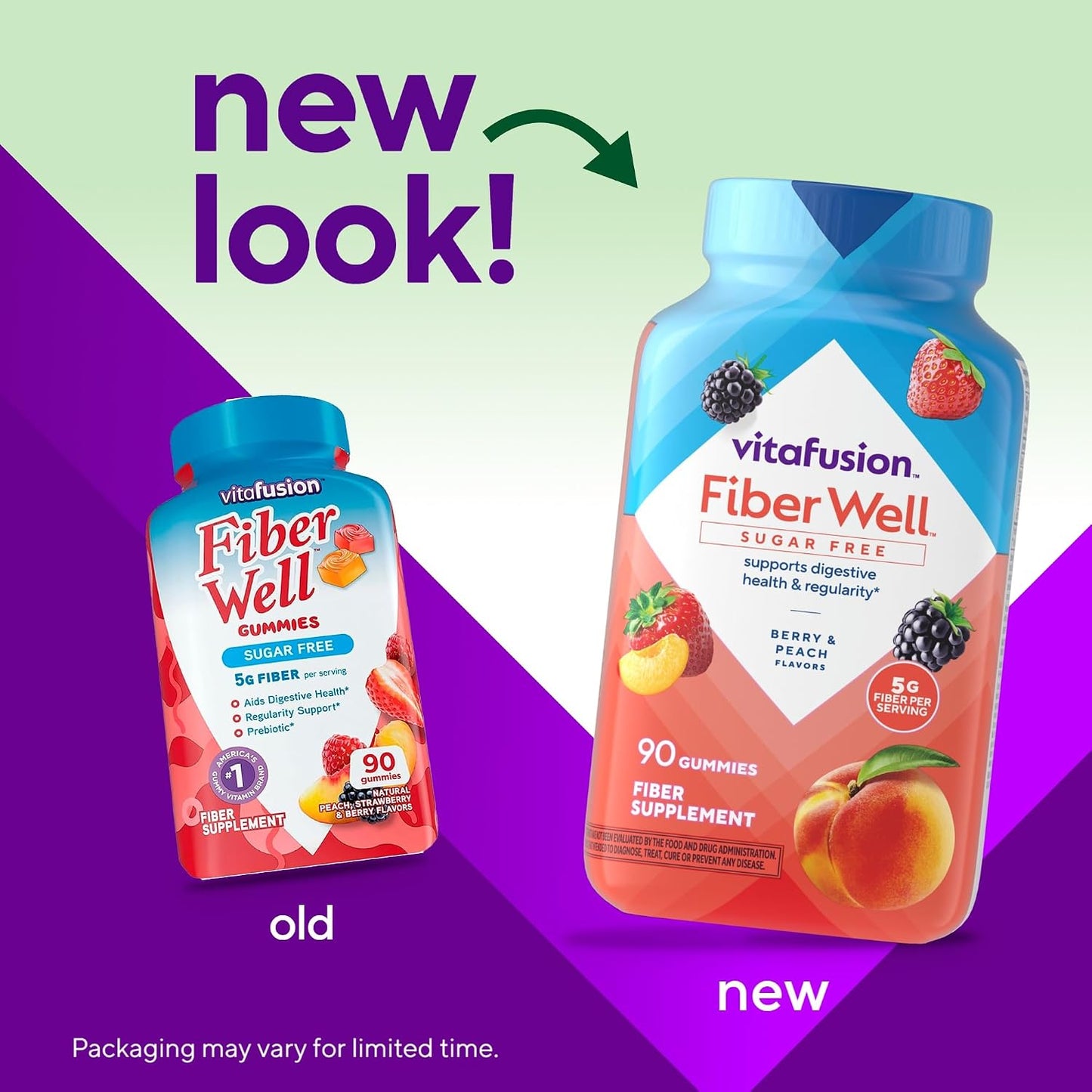 Fiber Gummies - 5g Fiber Formula For Daily Digestive Support