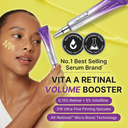 Retinal Volume Booster Serum - Retinal + Volufiline Formula For Plumper, Firmer-Looking Skin