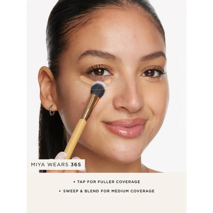 Concealer Brush - Paw-Shaped Angled Head For Seamless Coverage