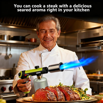 High-Intensity Utility Torch with One-Touch Max Flame & Safety Lock