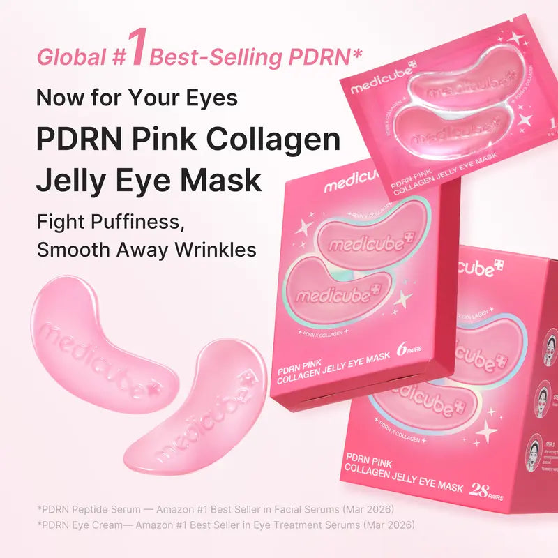 Hydrogel Eye Patches - Cooling PDRN + Collagen + NAD+ Formula For Visible Under-Eye Refresh