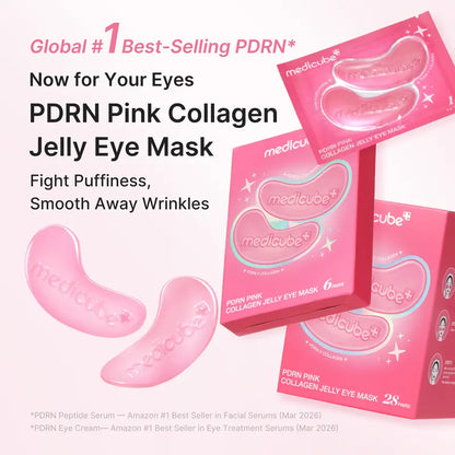 Hydrogel Eye Patches - Cooling PDRN + Collagen + NAD+ Formula For Visible Under-Eye Refresh