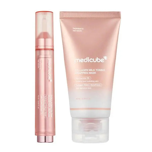 Collagen Milky Wrapping Mask - Overnight Film-Forming Sleep Treatment for Peel-Off Glazed Glow and Glass Skin