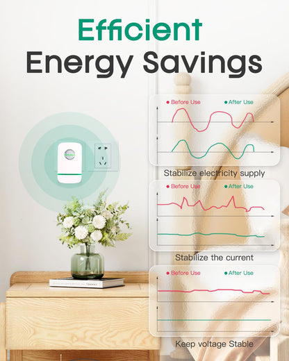 Smart Plug-In Electricity Saver – Stabilize Power & Reduce Waste Instantly