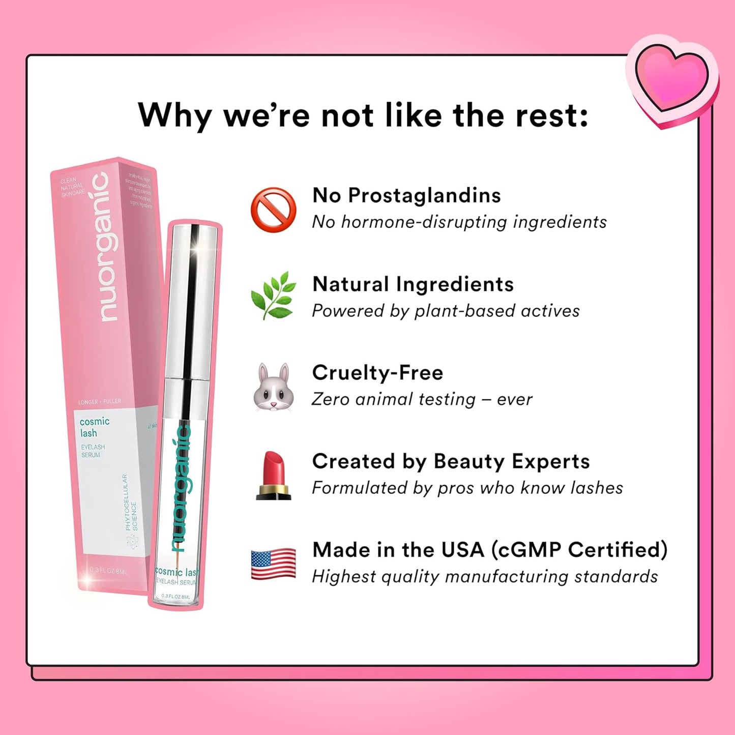 Get Visibly Longer, Thicker Lashes Naturally